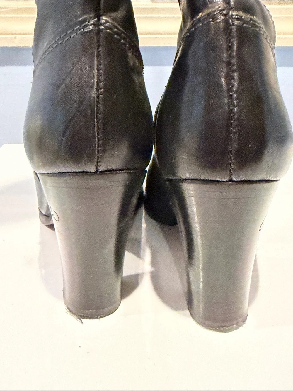 Coach Black Leather Knee-High Women's Boots